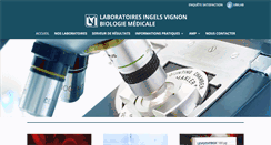 Desktop Screenshot of laboratoires-ingelsvignon.com